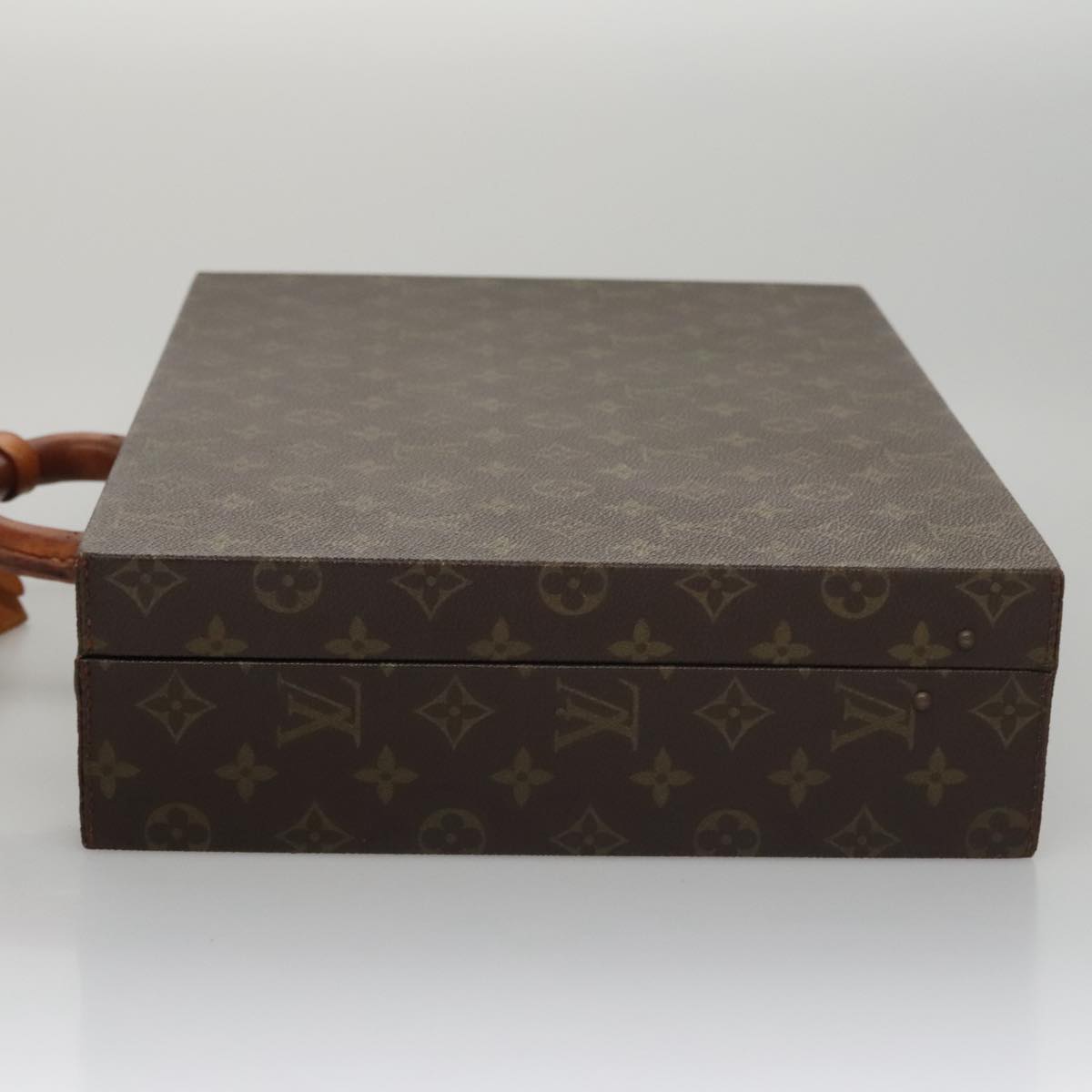 Louis Vuitton President, Brown, Canvas, briefcase