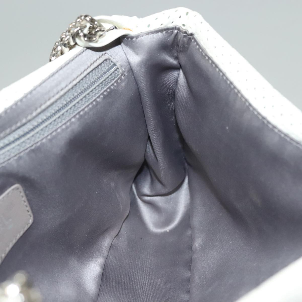 "Chanel 2,55", White, Leather, shoulder