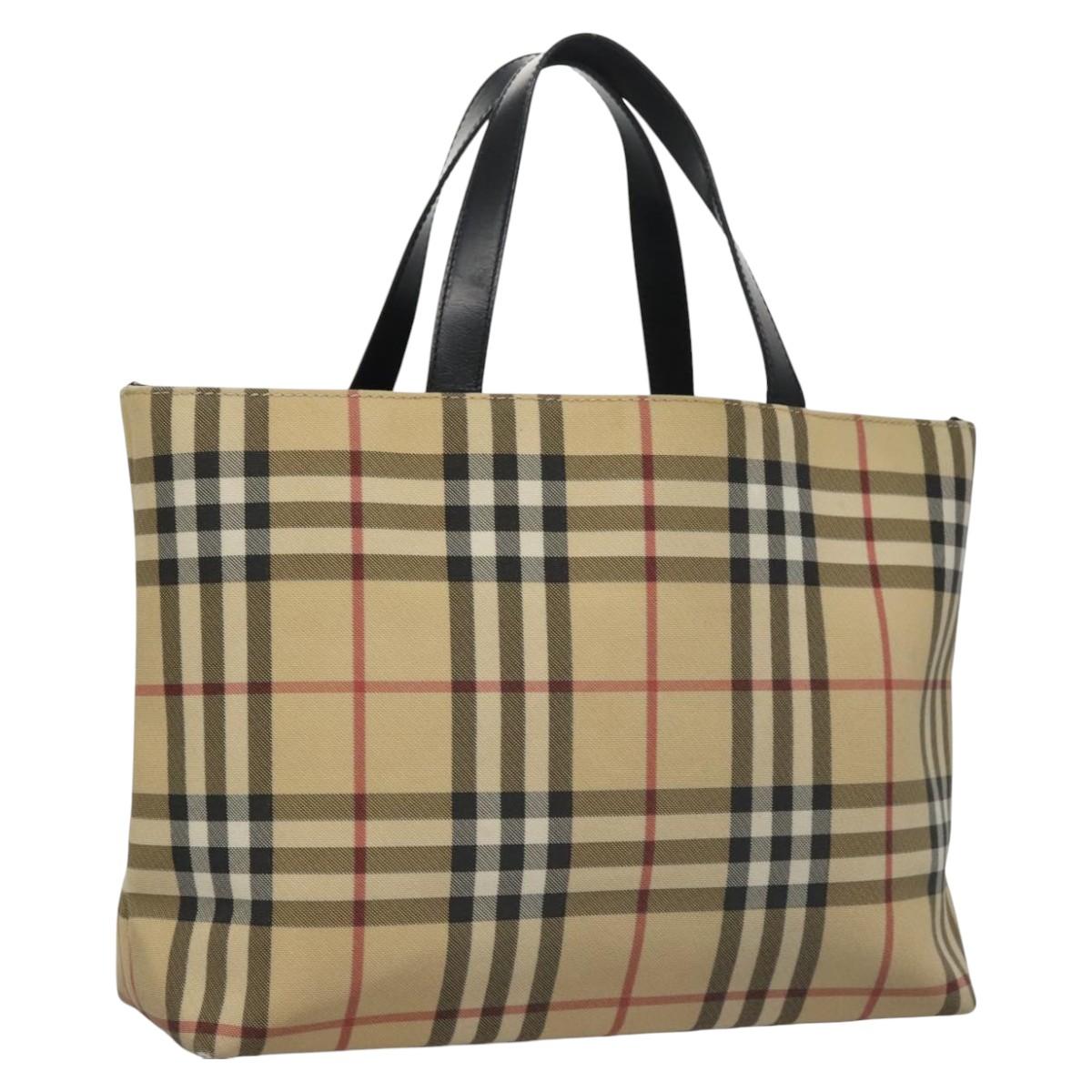 Burberry Nova Check, Beige, Canvas, tote