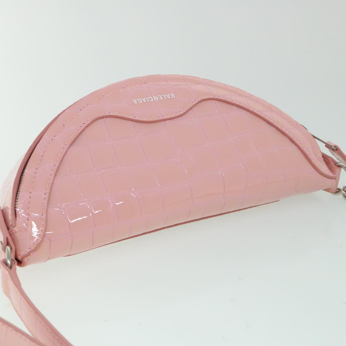 Balenciaga, Pink, Leather, shoulder