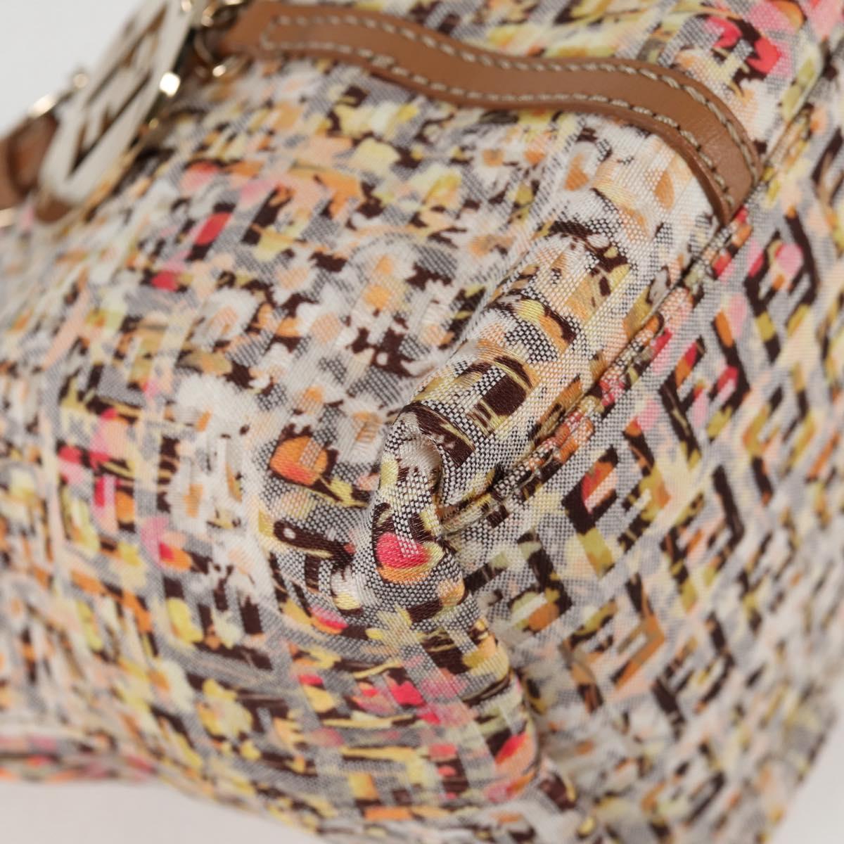 Fendi Roll Bag, Beige, Canvas, handbag