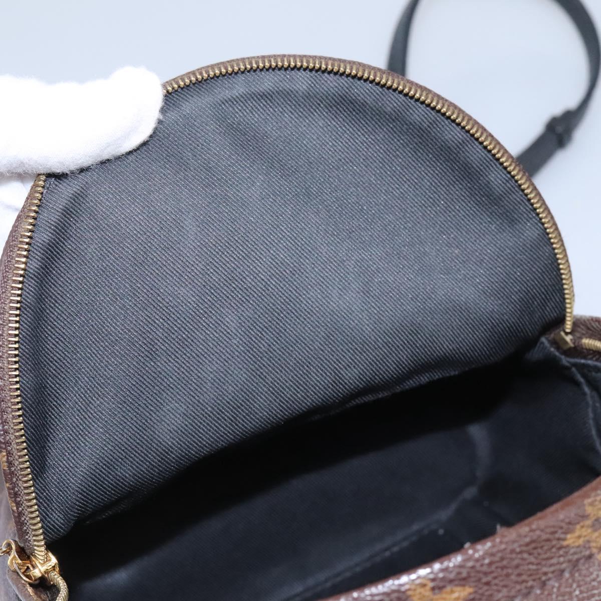 Louis Vuitton Palm Springs mini, Brown, Canvas, backpack