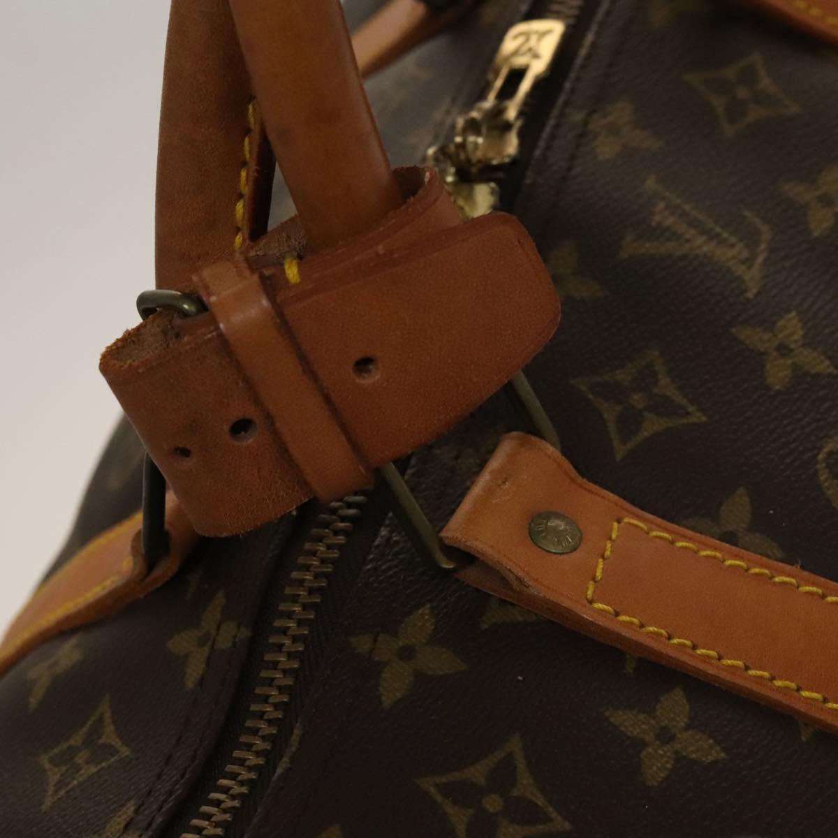 Louis Vuitton Keepall 60, Brown, Canvas, travel