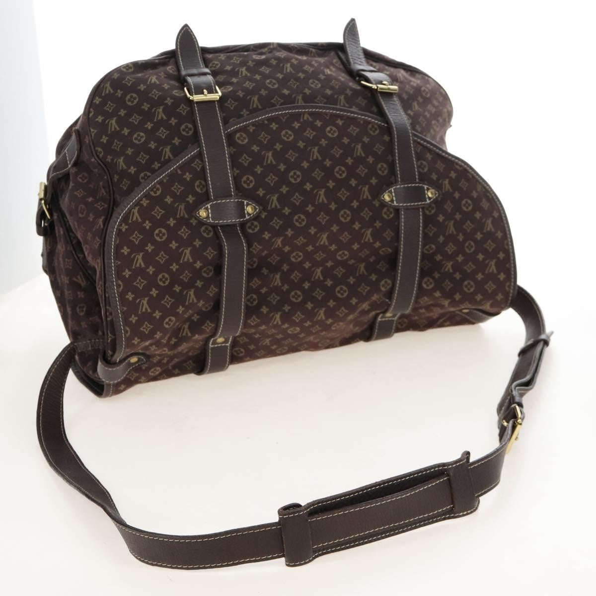 Louis Vuitton Saumur Mini Lin, Brown, Canvas, Shoulder Bag