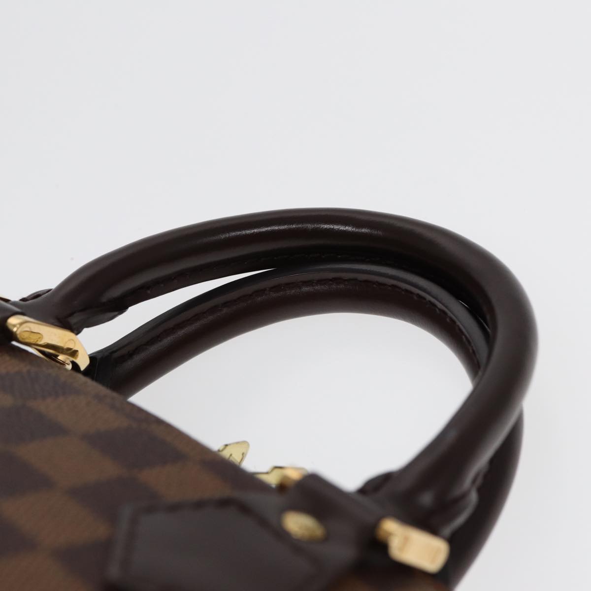 Louis Vuitton Alma, Brown, Canvas, handbag