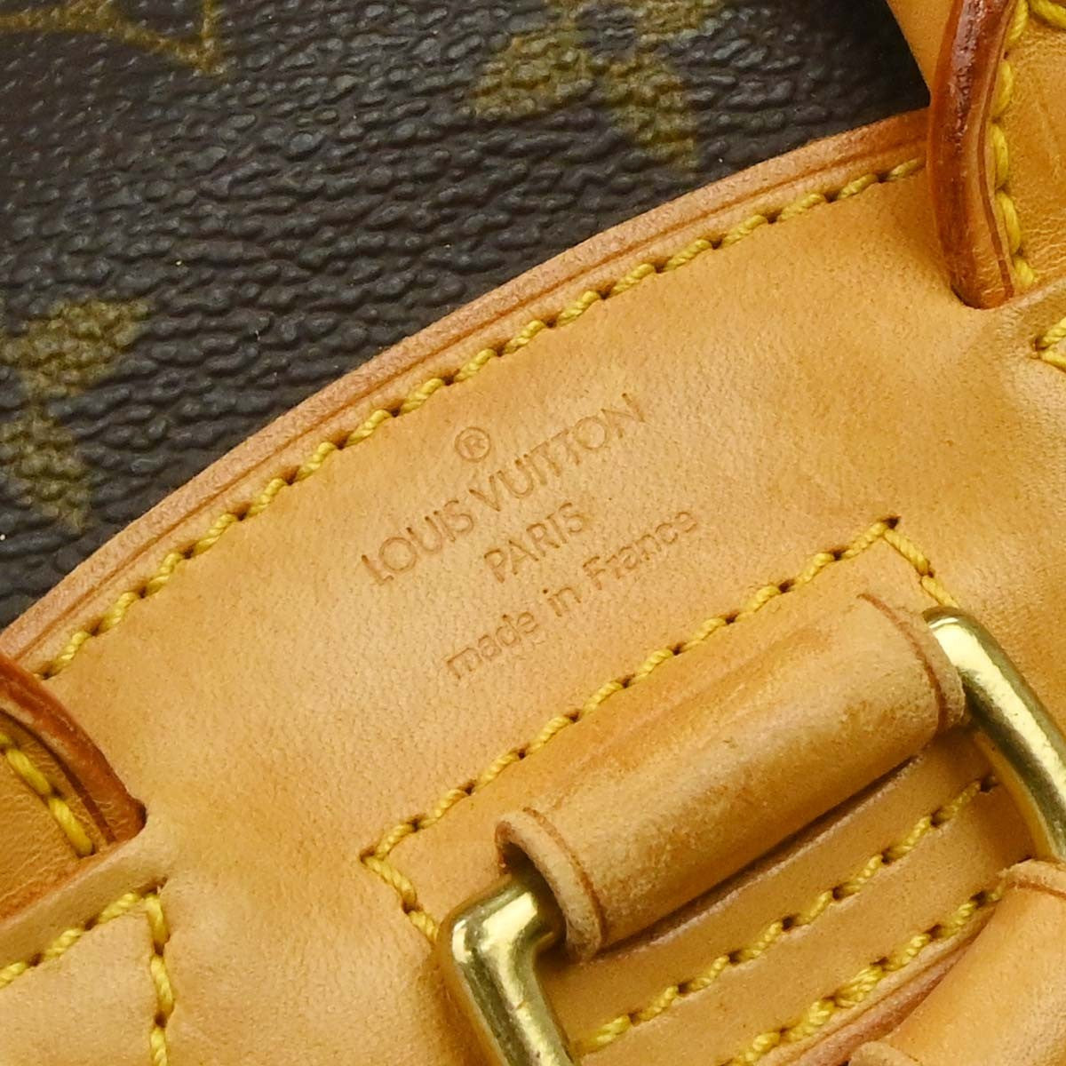 Louis Vuitton Vintage Montsouris Monogram Canvas, Brown, Canvas, Backpack