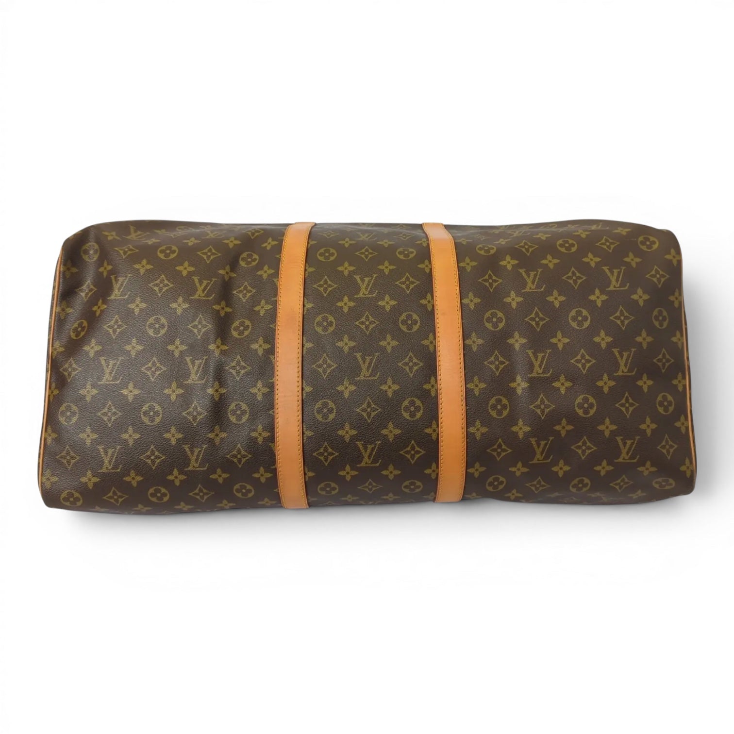 Louis Vuitton Keepall Monogram Canvas, Brown, Canvas, Travel Bag