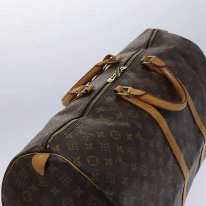 Louis Vuitton Keepall 60, Brown, Canvas, travel