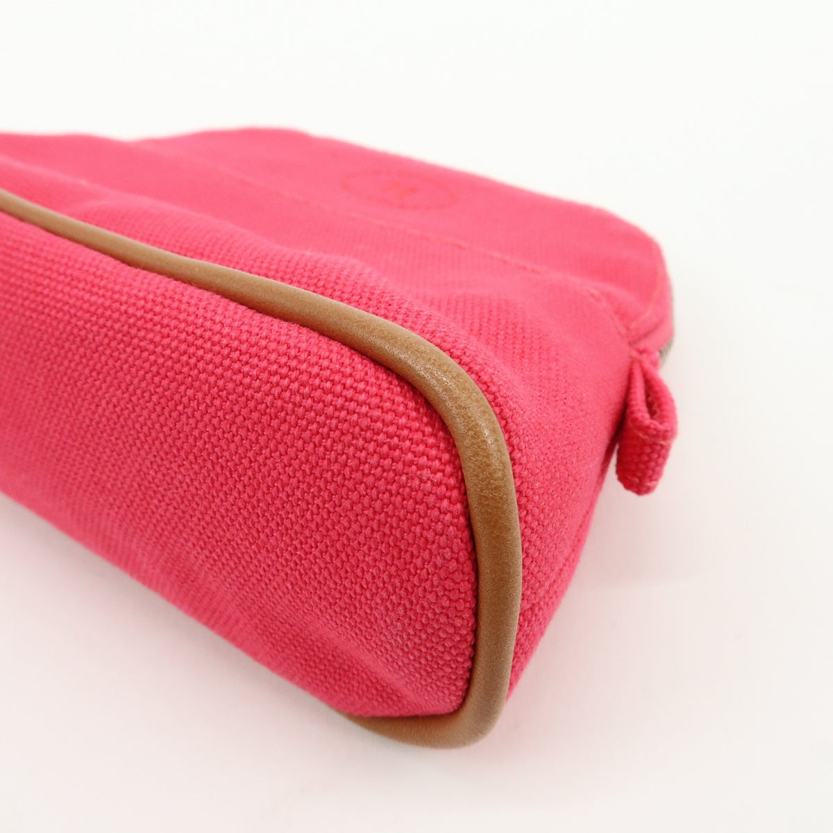 Hermes Bolide Travel Canvas, Pink, Cotton, Clutch