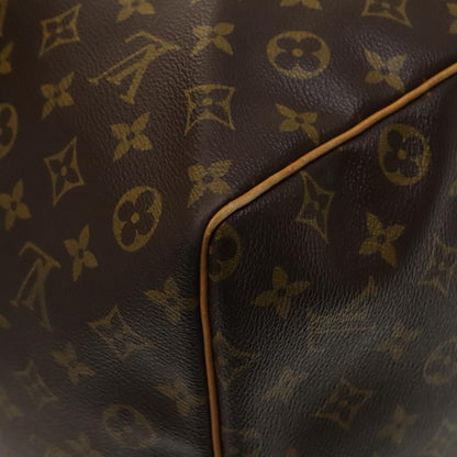 Louis Vuitton Keepall 60, Brown, Canvas, travel