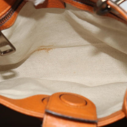 Gucci Bamboo, Orange, Leather, handbag