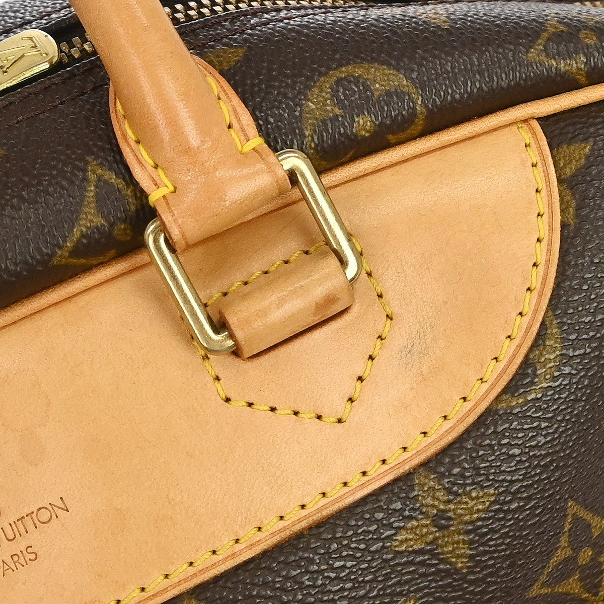 Louis Vuitton Deauville Monogram Canvas, Brown, Canvas, Handbag