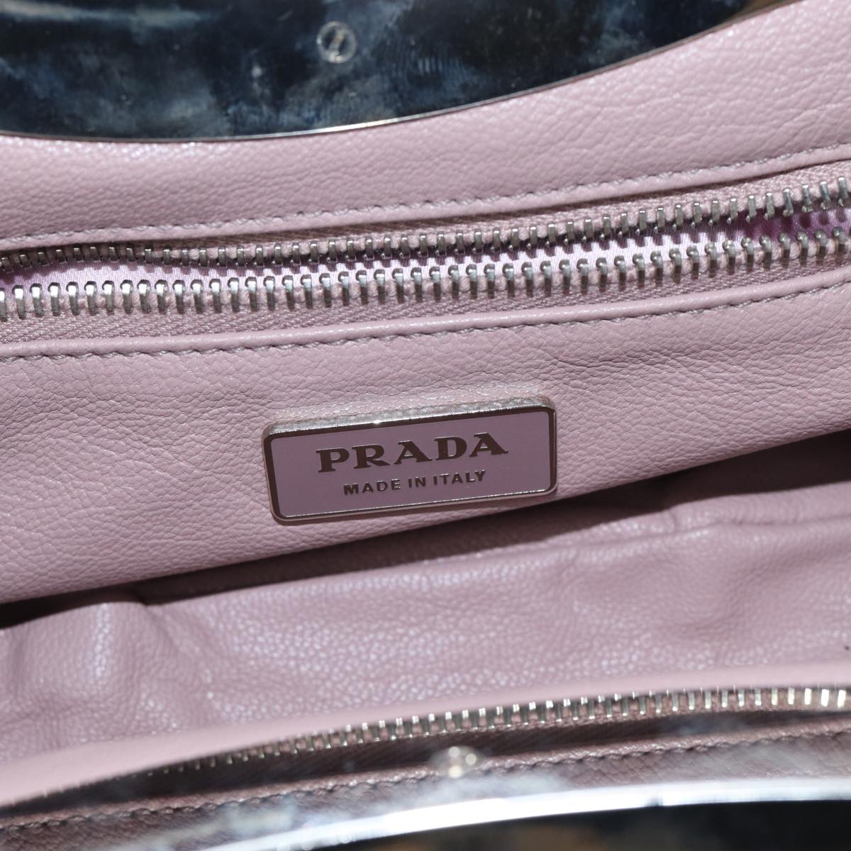 Prada, Black, Leather, shoulder