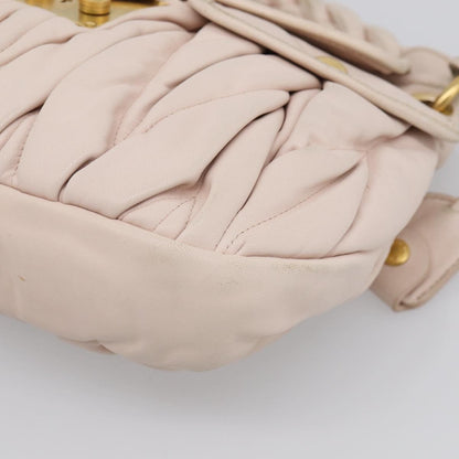 Miu Miu Coffer Hobo Matelasse Leather, Pink, Leather, Handbag