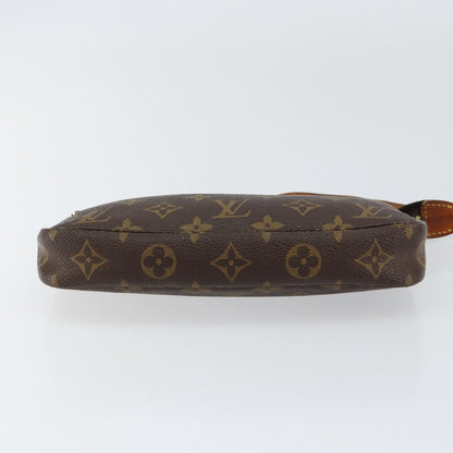 Louis Vuitton Pochette Accessoires Monogram Canvas, BROWN, CANVAS, Clutche & pouche