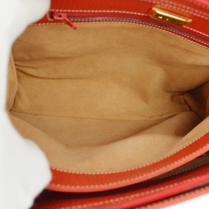 Loewe Shoulder bag Leather, Red, Leather, Shoulder Bag