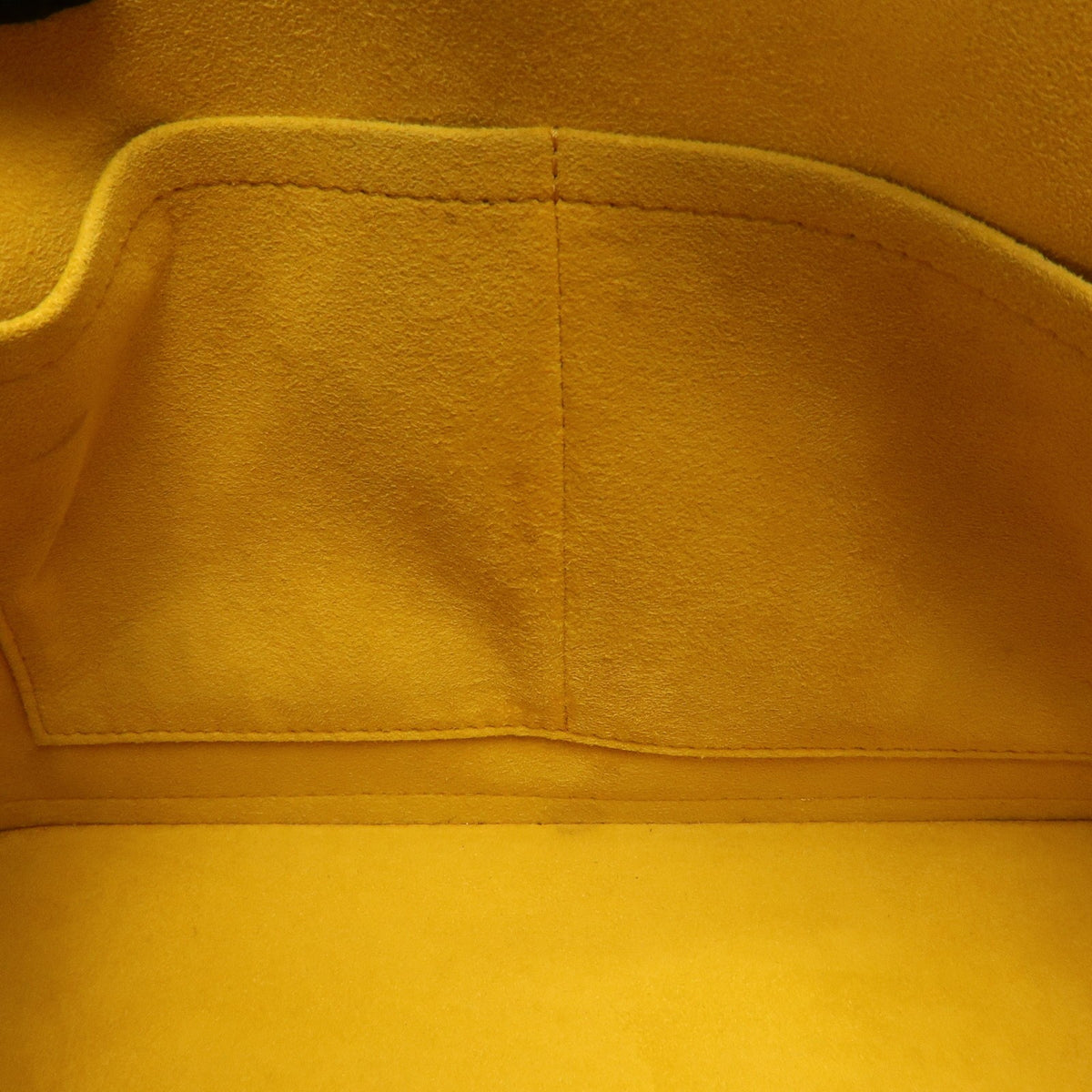 Louis Vuitton Alma Epi Leather, Yellow, Leather, Handbag