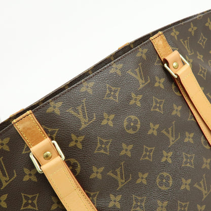 Louis Vuitton Shopping Sac Monogram Canvas, Brown, Canvas, Handbag