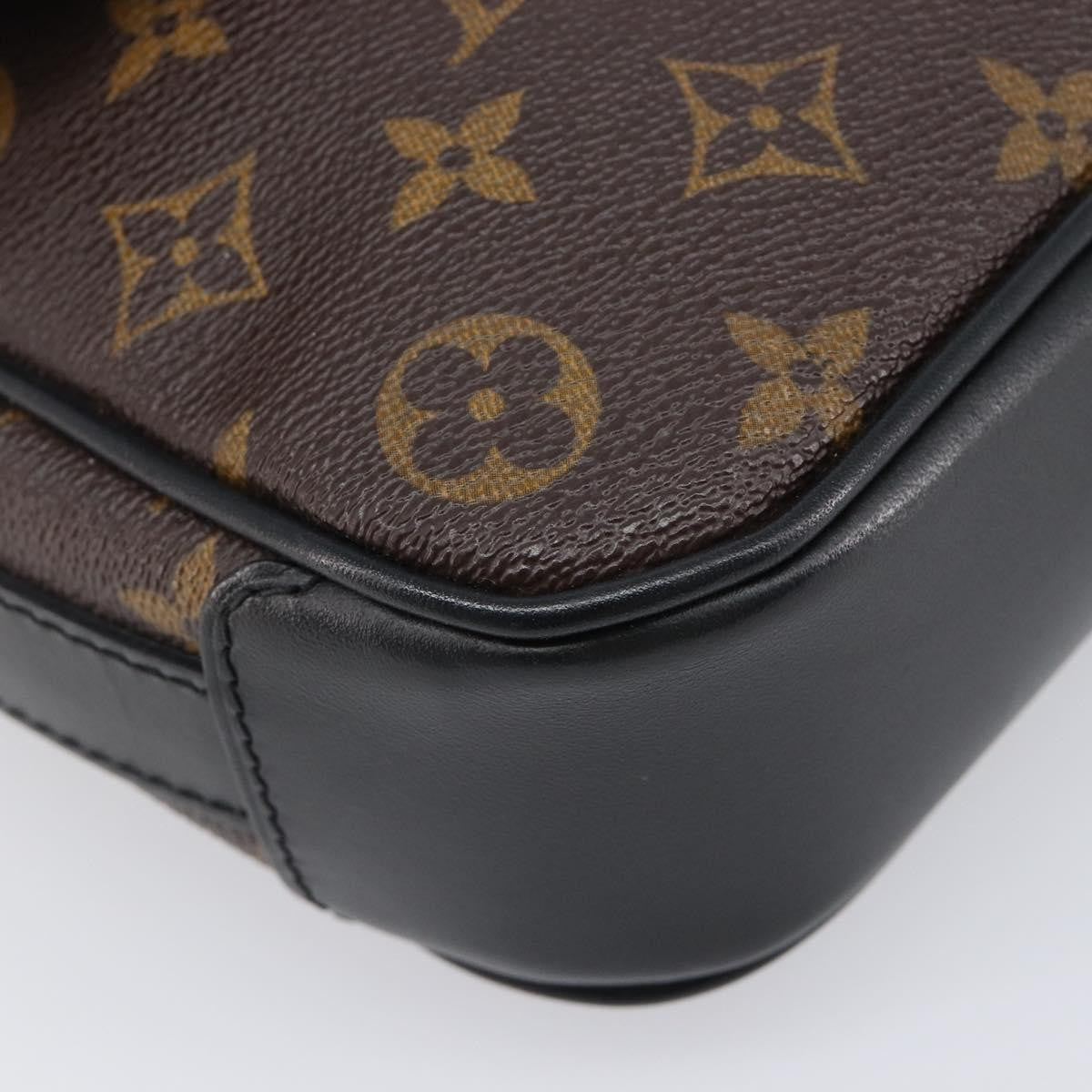 Louis Vuitton Bass Messenger Macassar Monogram Canvas, Brown, Canvas, Handbag