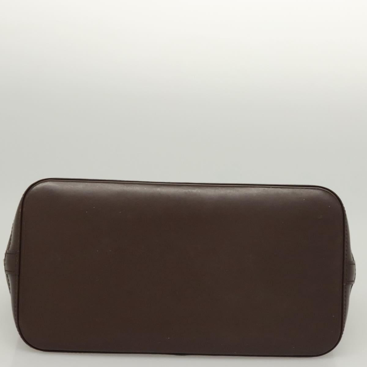 Louis Vuitton Alma BB, Brown, Canvas, handbag