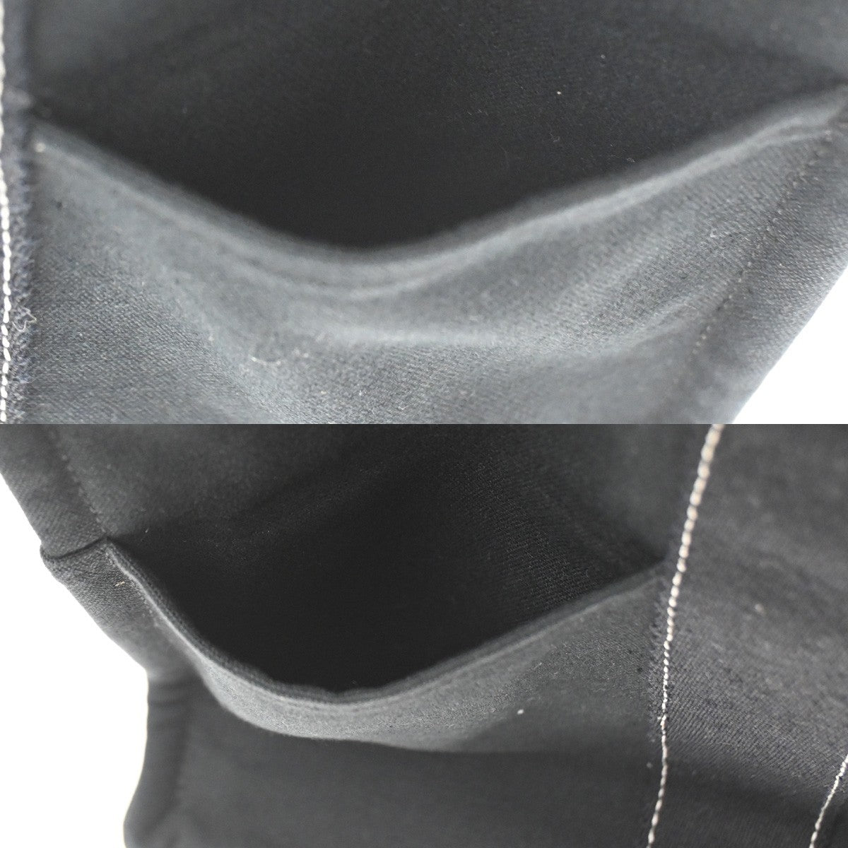 Hermes Fourre Tout Toile, Black, Cotton, Tote Bag