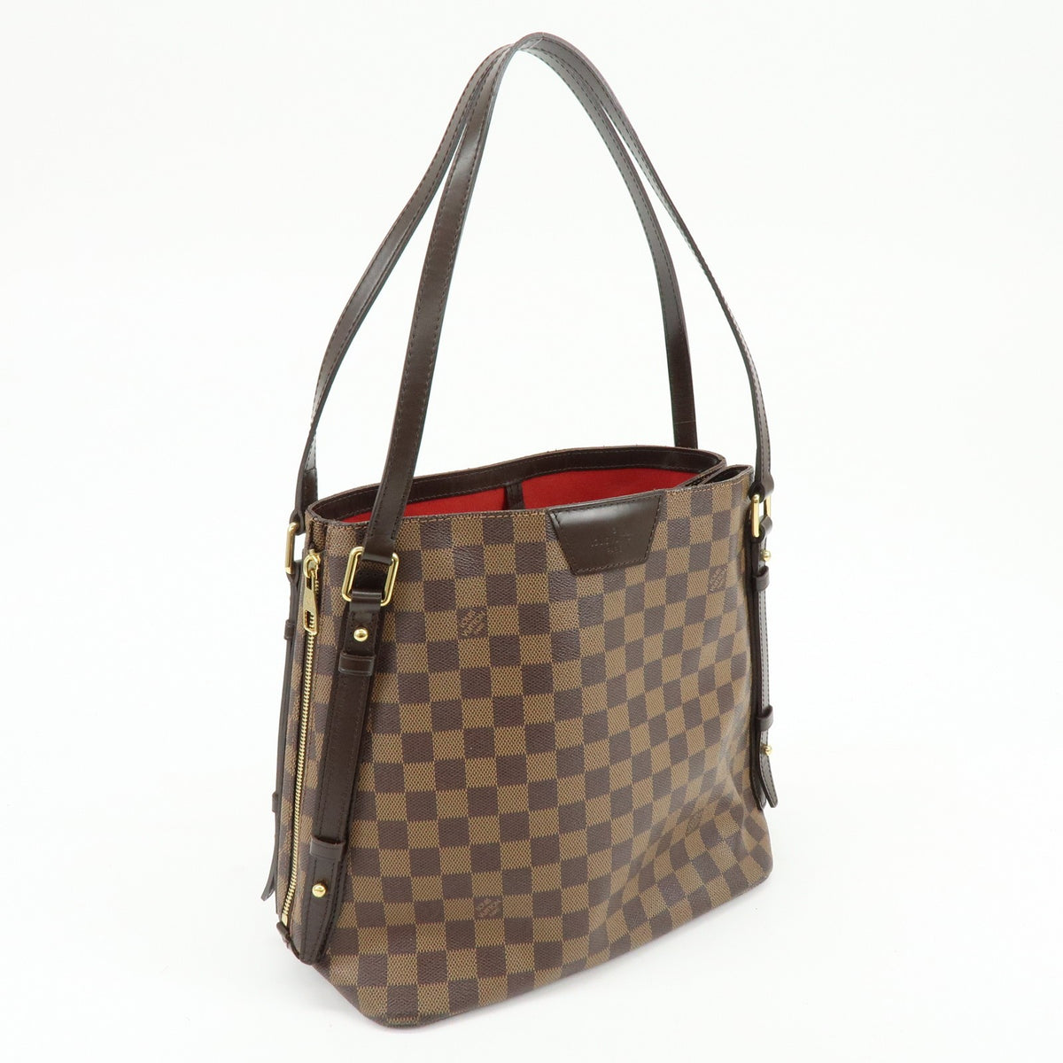 Louis Vuitton Cabas Rivington Damier, Brown, Canvas, Tote Bag