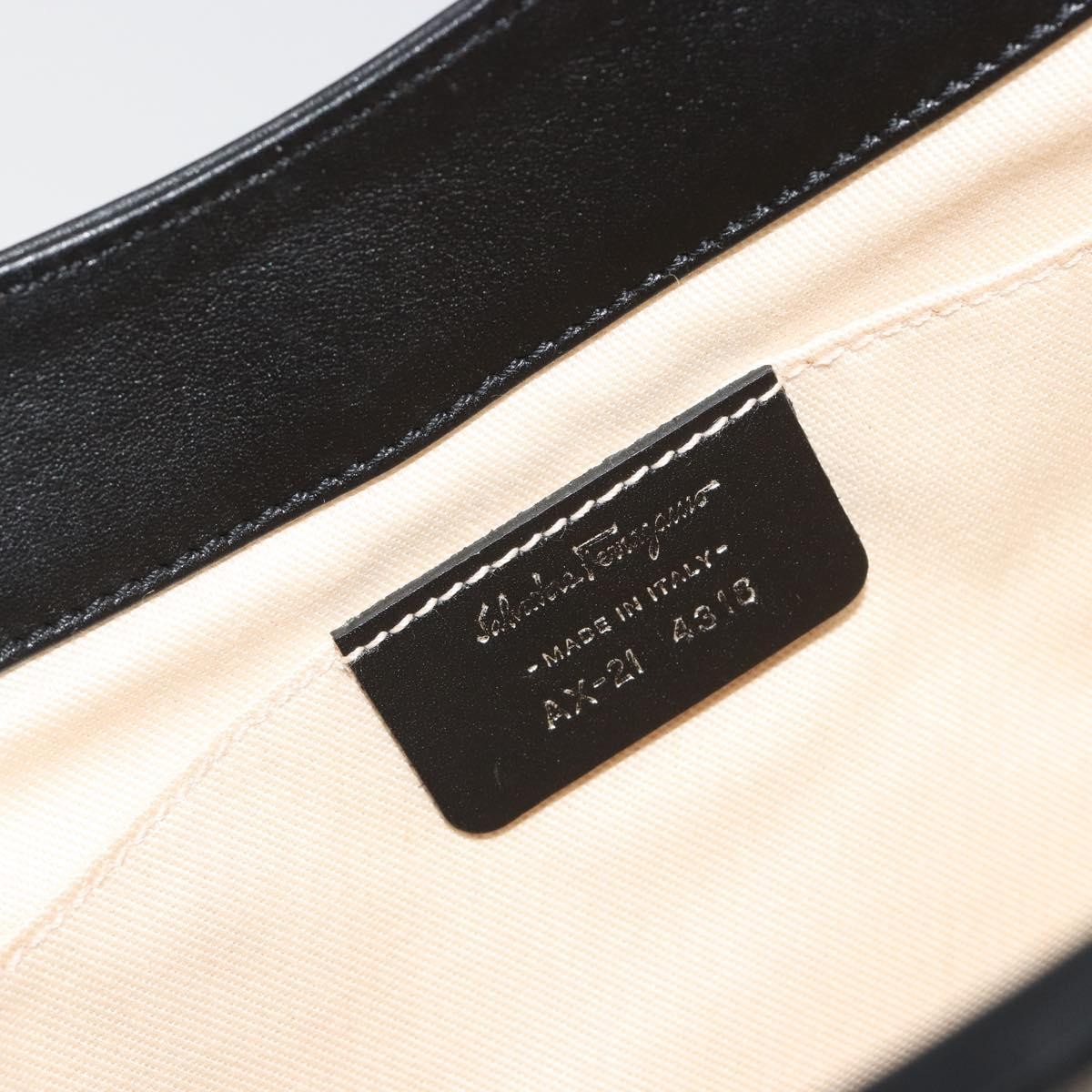 Salvatore Ferragamo Gancini Canvas, Beige, Canvas, Crossbody Bag