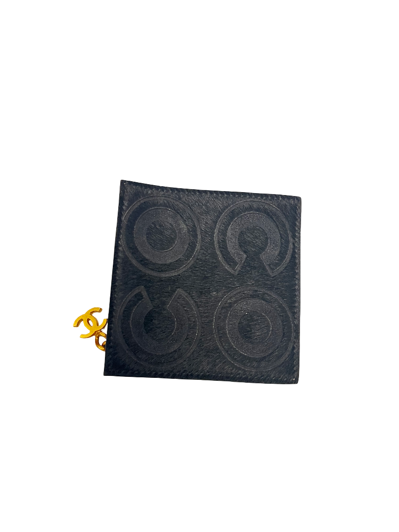 Christian Dior Pochette vintage Pony hair Pony hair leather, Black, Pony Style Calfskin, Clutch