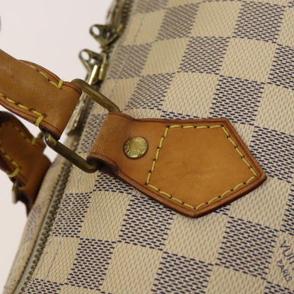 Louis Vuitton Speedy Bandoulière 30, White, Canvas, handbag