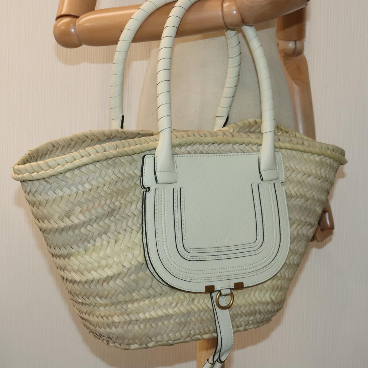 Chloé Marcie, Beige, Other, handbag