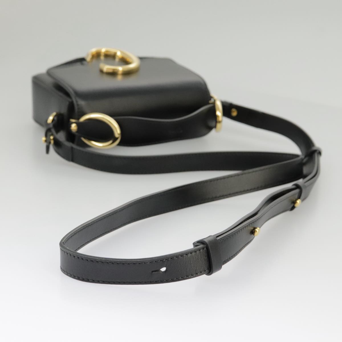 Chloé C, Black, Leather, handbag