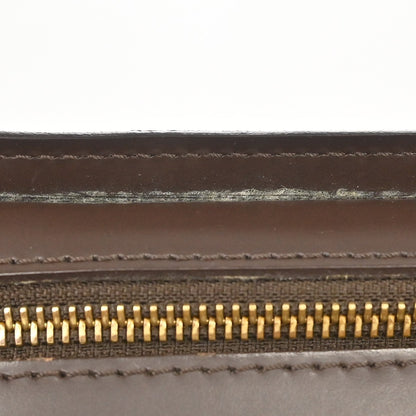 Louis Vuitton Pochette Saint Louis Damier, Brown, Canvas, Clutch