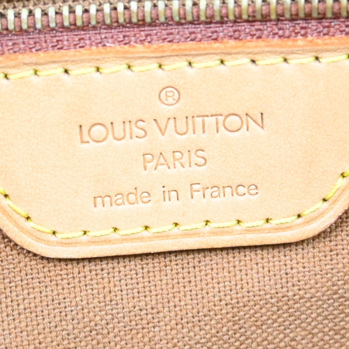 Louis Vuitton Cabas Mezzo Monogram Canvas, Brown, Canvas, Tote Bag