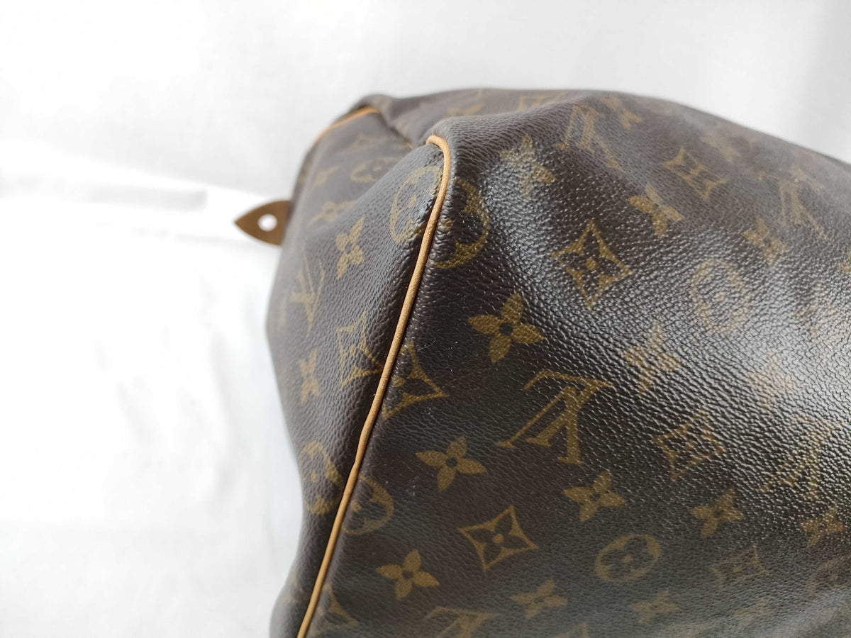 Louis Vuitton Speedy Monogram Canvas, Brown, Canvas, Handbag