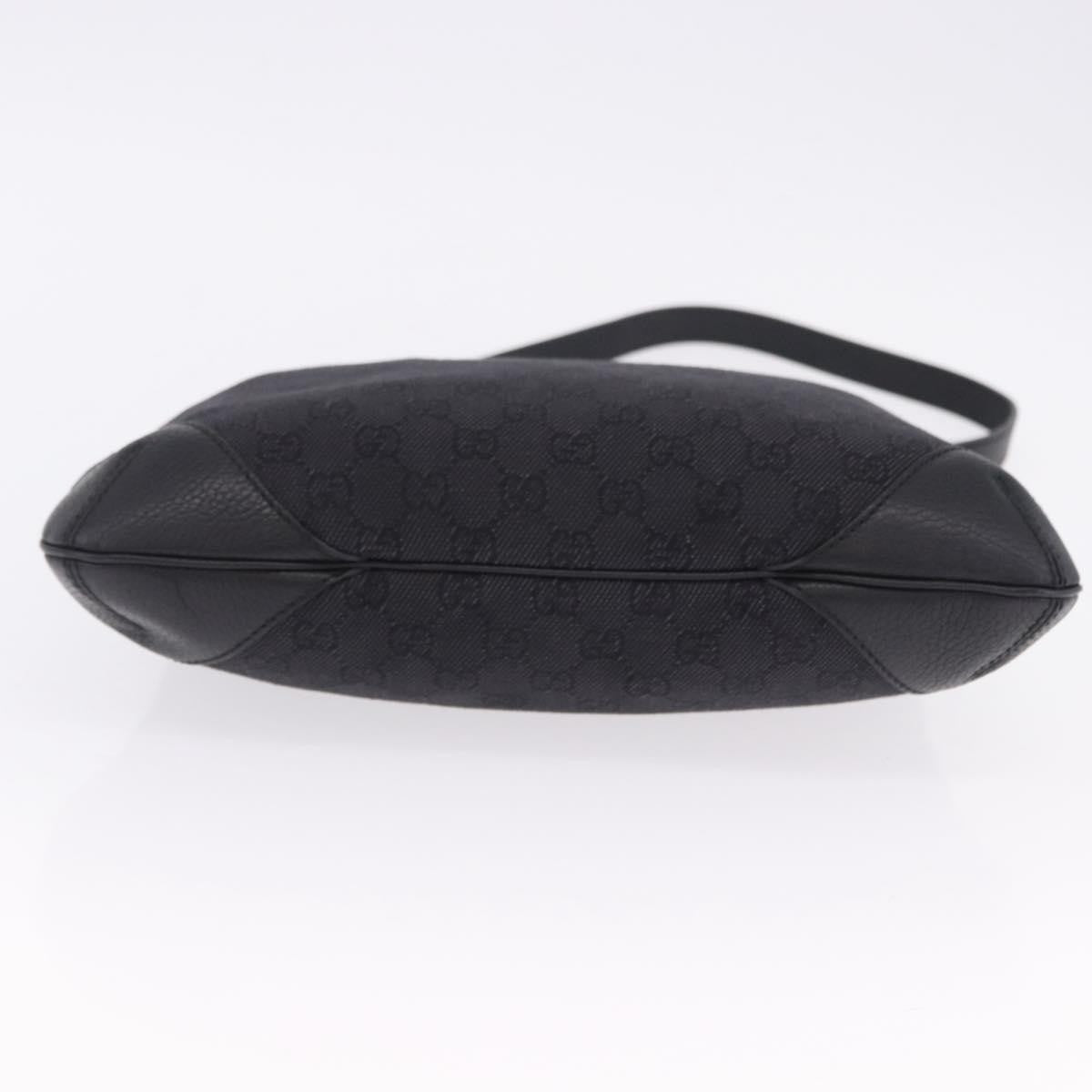Gucci Original Messenger GG Canvas and leather, Black, Canvas, Shoulder Bag