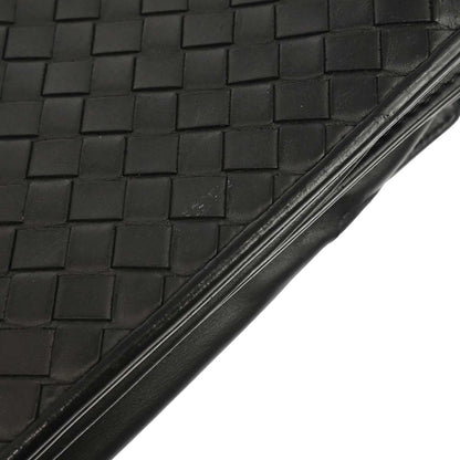 Bottega Veneta Top Zip Intrecciato Nappa, Black, Leather, Briefcase