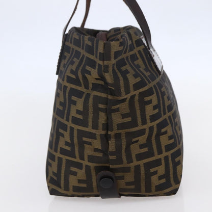 Fendi Vintage Zucca Handbag Zucca, BLACK, CANVAS, Handbag