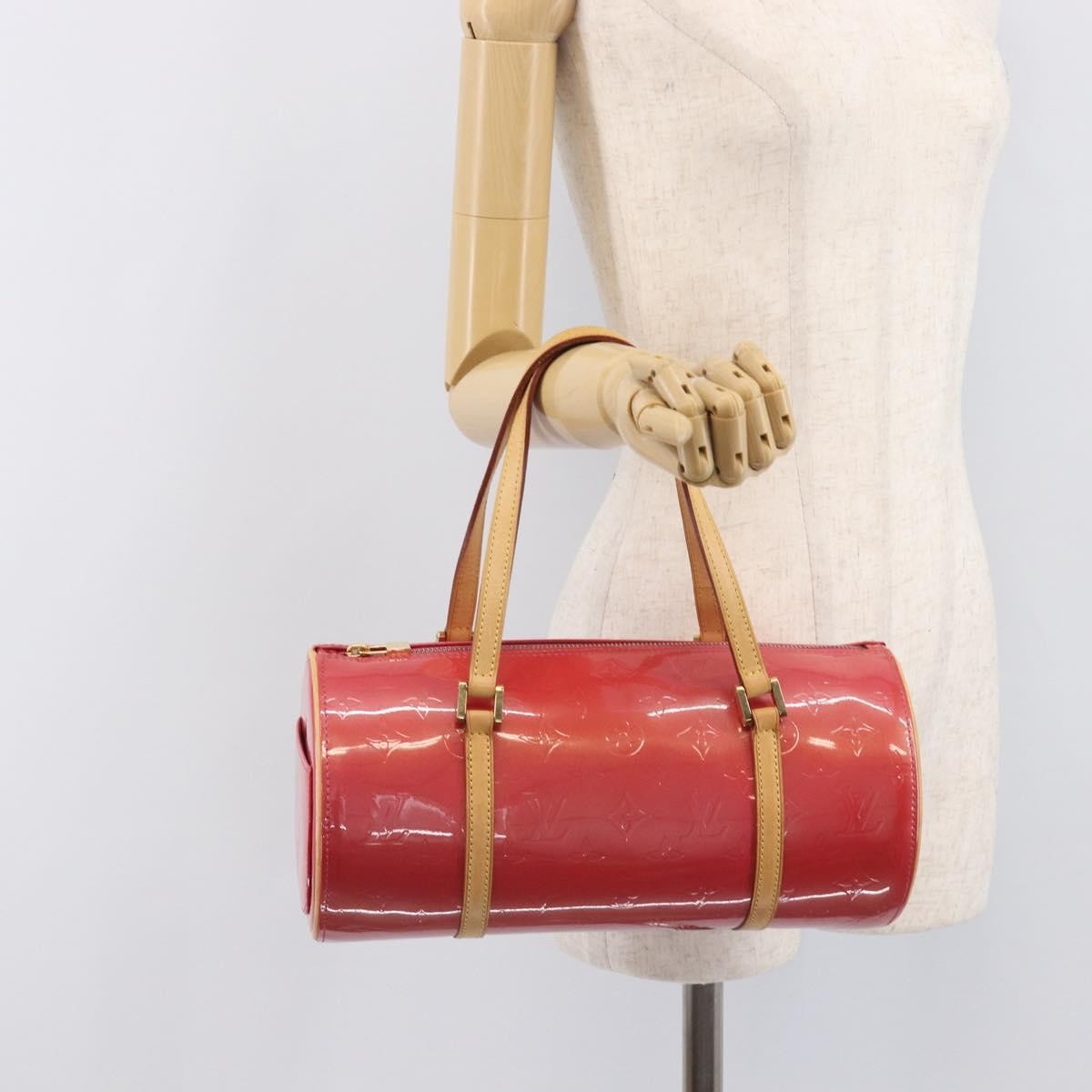Louis Vuitton Bedford Monogram Vernis, Pink, Patent Leather, Handbag