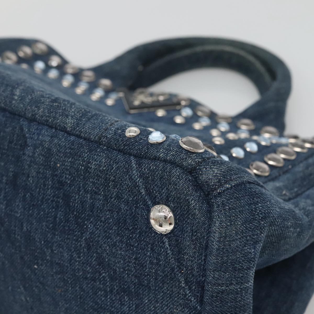 Prada Canapa, Blue, Denim - Jeans, tote