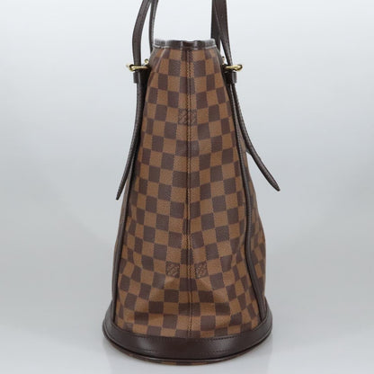 Louis Vuitton Bucket GM, Brown, Canvas, shoulder