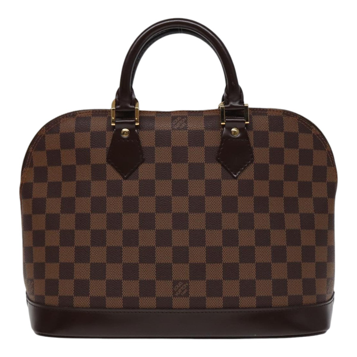 Louis Vuitton Alma, Brown, Canvas, handbag