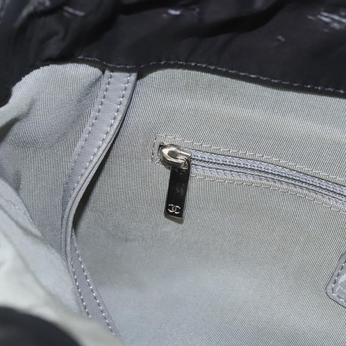 Chanel Paris Byzans, Black, NYLON, shoulder