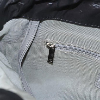 Chanel Paris Byzans, Black, NYLON, shoulder