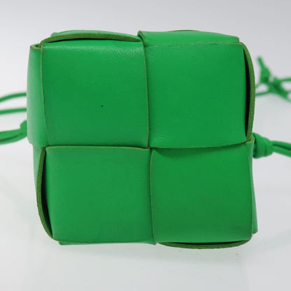 Bottega Veneta Cassette, Green, Leather, shoulder