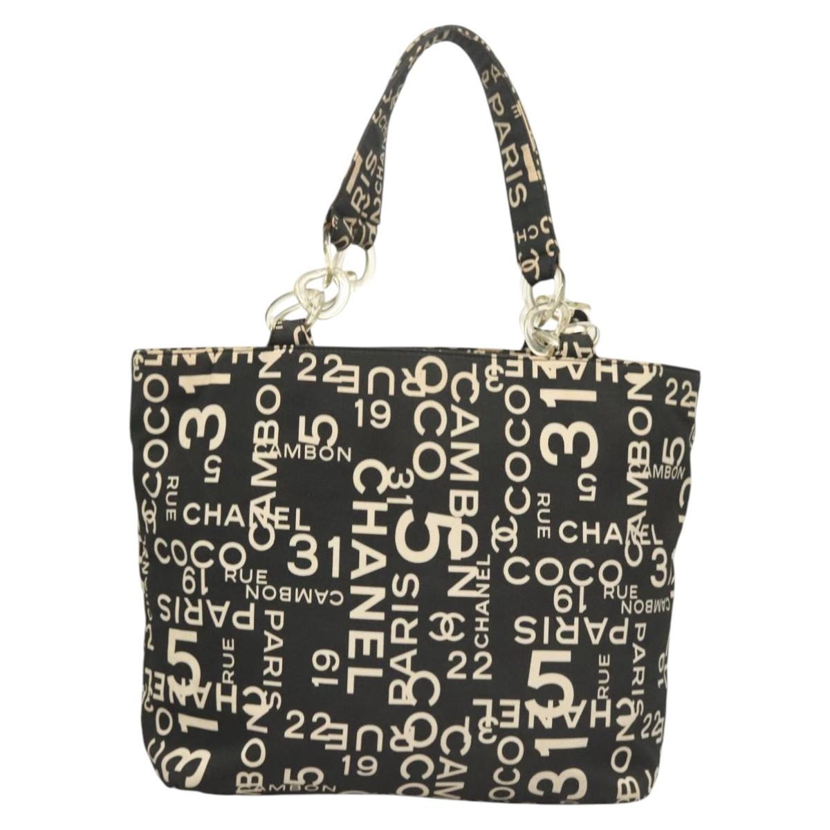Chanel By sea, Black, Canvas, tote