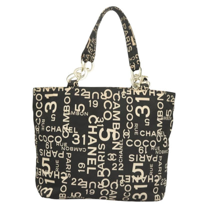 Chanel By sea, Black, Canvas, tote