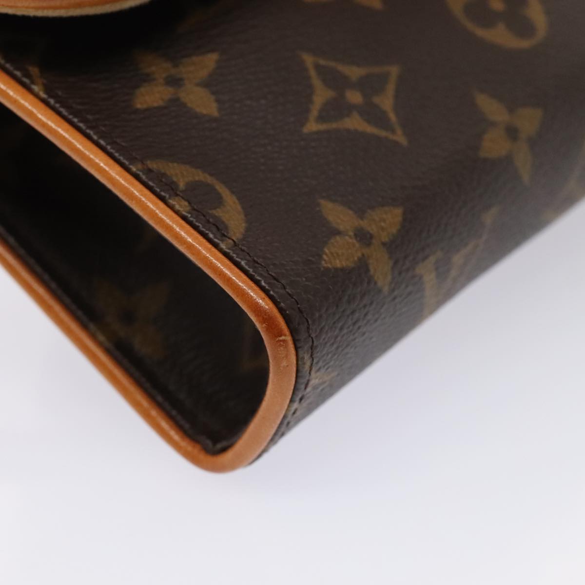 Louis Vuitton Florentine, Brown, Canvas, shoulder