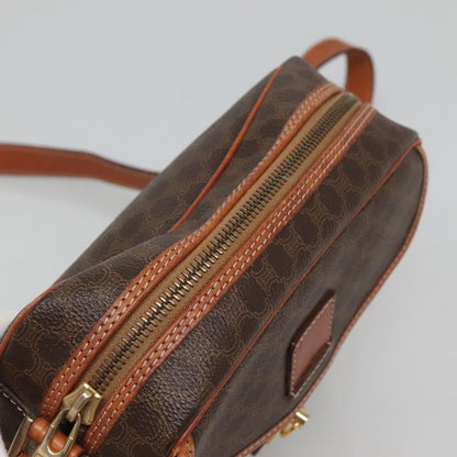Céline Macadam, Brown, Canvas, shoulder