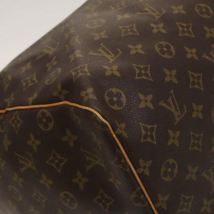 Louis Vuitton Keepall 60, Brown, Canvas, travel