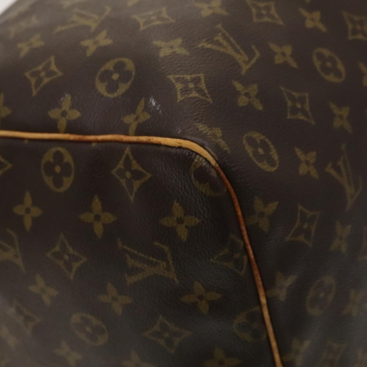Louis Vuitton Keepall 60, Brown, Canvas, travel